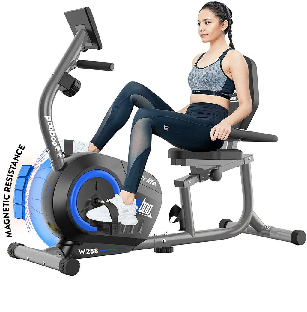 Recumbent Stationary Bike Magnetic Resistance H4520