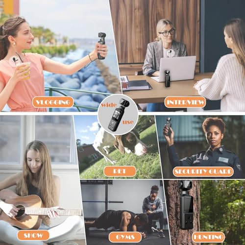 4K Body Camera with External Microphone F6095