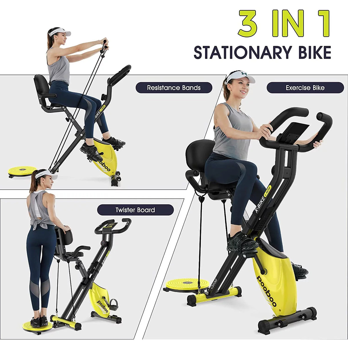 Exercise Bicycle Magnetic Resistance Belt Drive Indoor Bike K778710