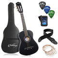 38-inch Beginner Acoustic Guitar Package Black N843