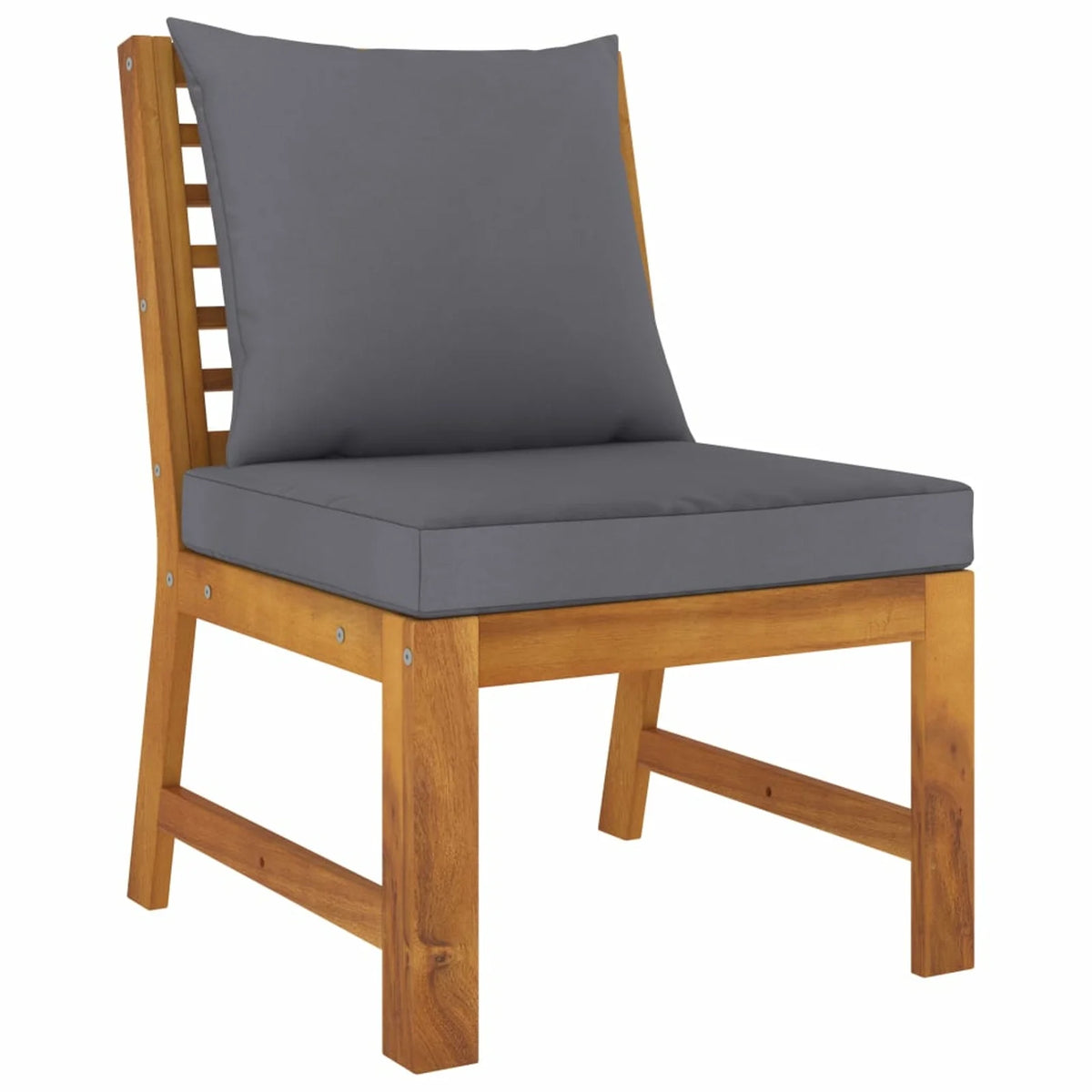 4 Piece Solid Acacia Wood Patio Set with Cushion T43902