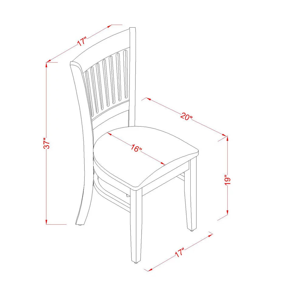 5 Pc Dinette Table with 2 Drop Leaves and 4 Seat Chairs J2828