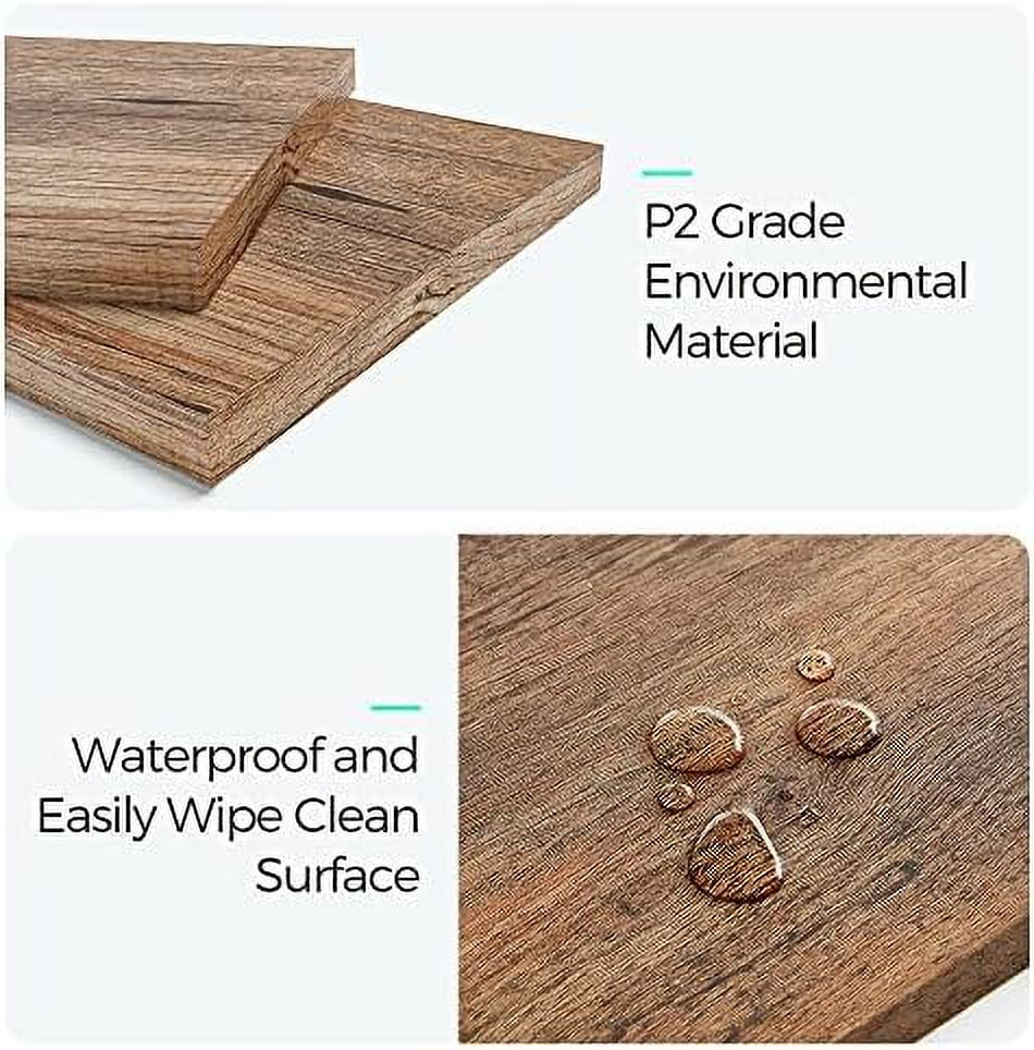 Brown Wood Coffee Table with Drawers H796