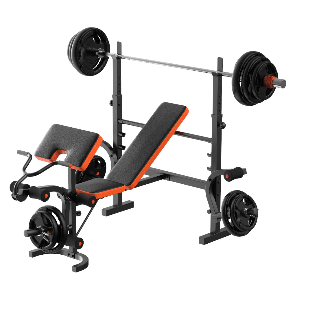 6 Positions Adjustable Foldable Weight Bench 800 Lbs F2619