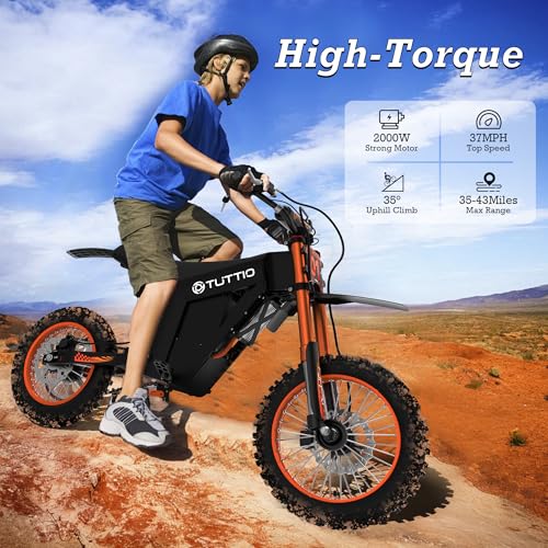 48V Kids Electric Dirt Bike with 21AH Battery I695