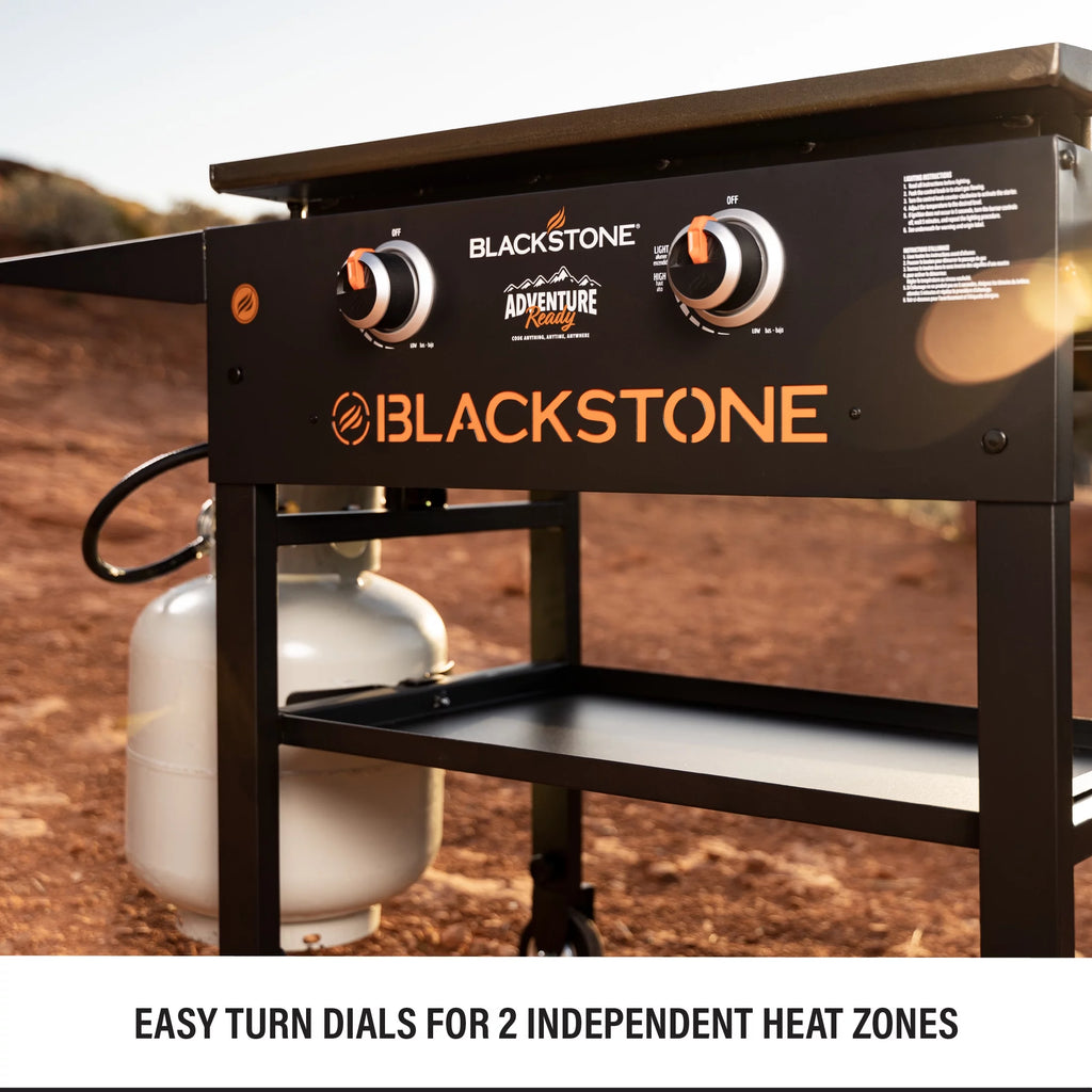 2-Burner 28 Propane Griddle with Foldable Legs H255