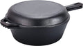 Pre-Seasoned 2-In-1 Cast Iron Skillet M75486