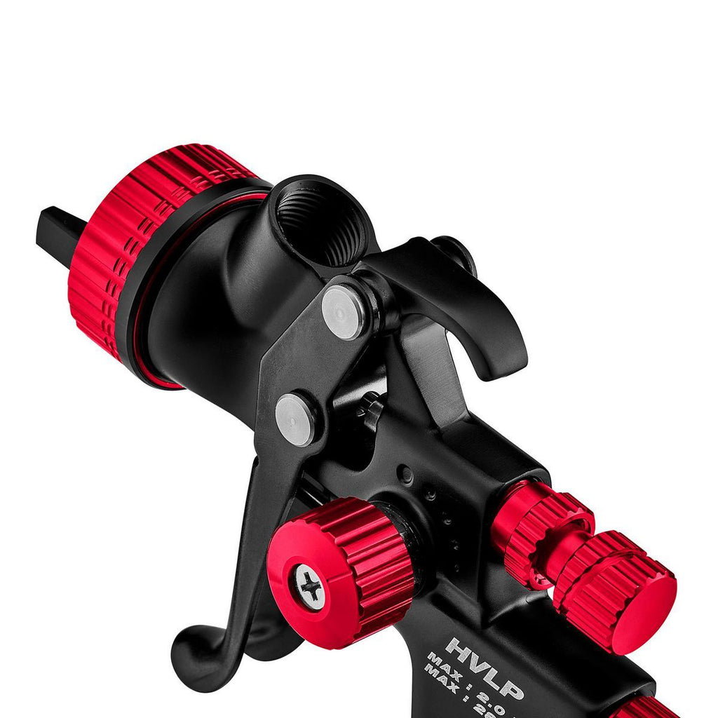 HVLP Gravity Feed Spray Gun with Side Fan Control D72466