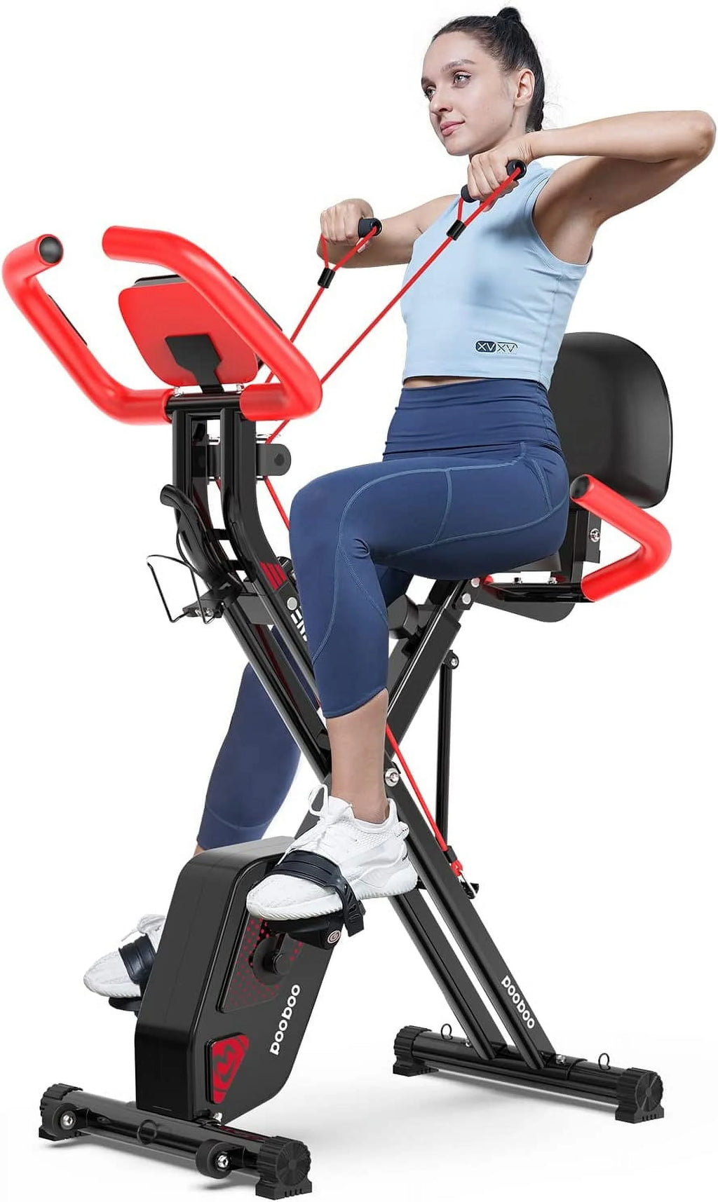 4-in-1 Folding Magnetic Exercise Bike Q311749
