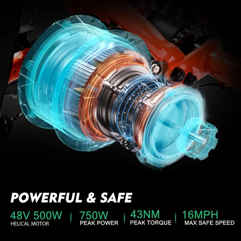 350W 36V 7 Speeds Electric Tricycle with Basket V179375