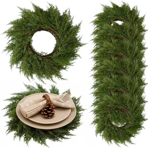 Round Christmas Placemats Set of 6 G6142