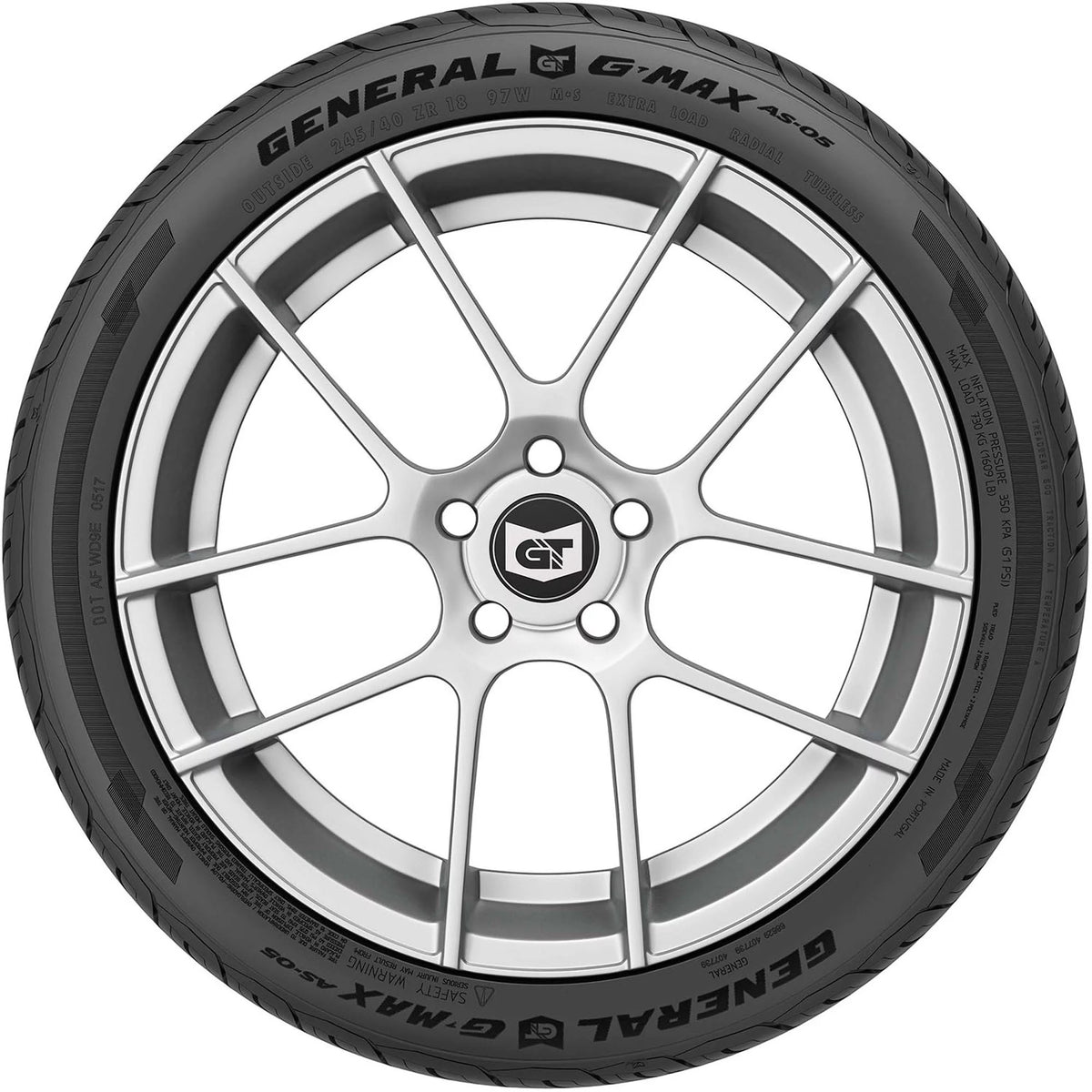 All Season 255/35ZR19 96W XL Passenger Tire W704257