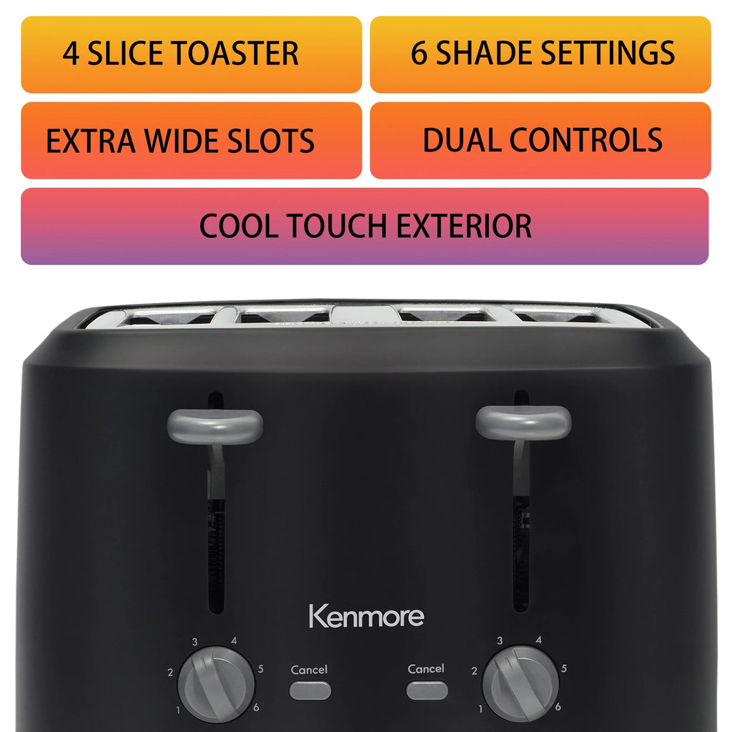4-Slice Toaster with Dual Controls H707