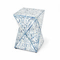 Blue and White Bone Inlay End Table T53156