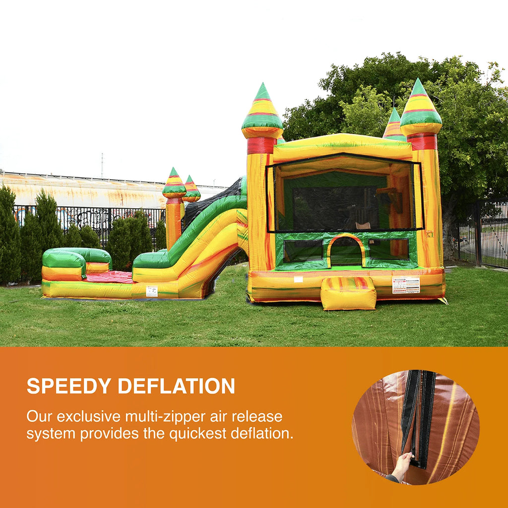 Commercial Grade Bounce House Water Slide with Pool T287963