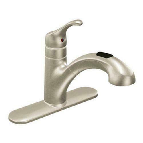 Single-Handle Pullout Kitchen Faucet Stainless M8542