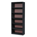 Black 6-Shelf Steel Bookcase O58512
