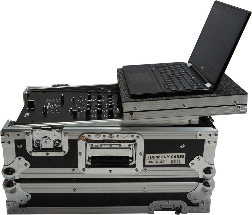 Universal 10 Mixer Glide Laptop Stand DJ Case J543