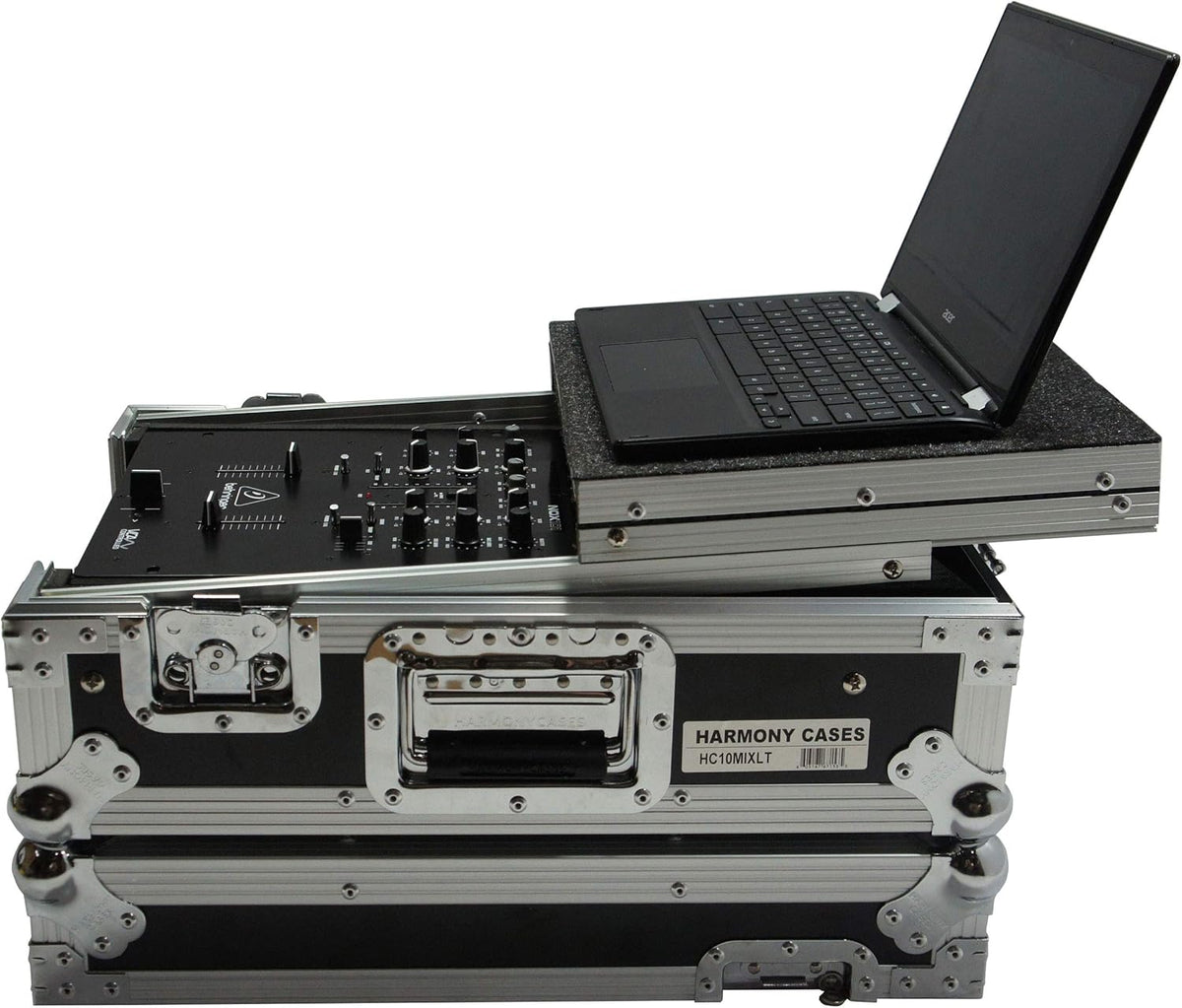 Universal 10 Mixer Glide Laptop Stand DJ Case J543