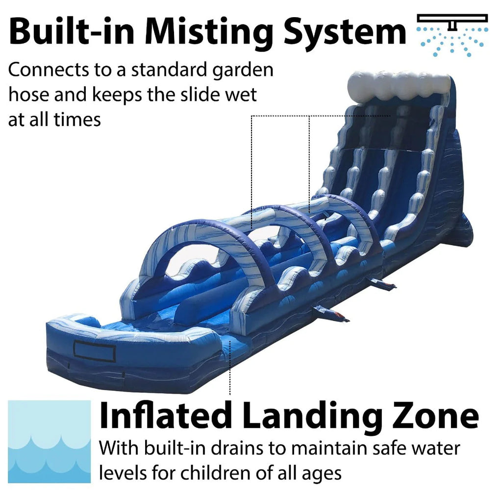 65' Commercial Inflatable Water Slide with Blower H48362