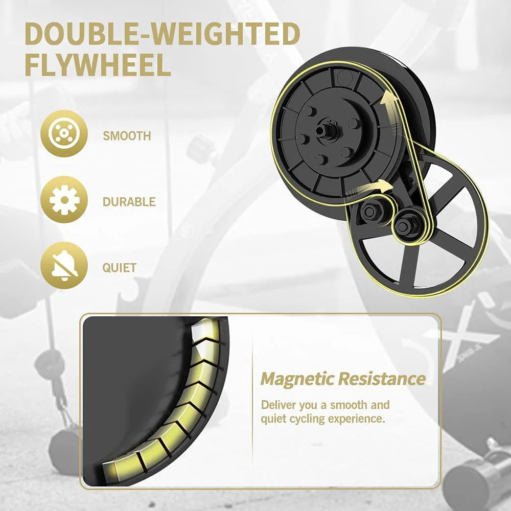 4-in-1 Folding Magnetic Exercise Bike Q311749