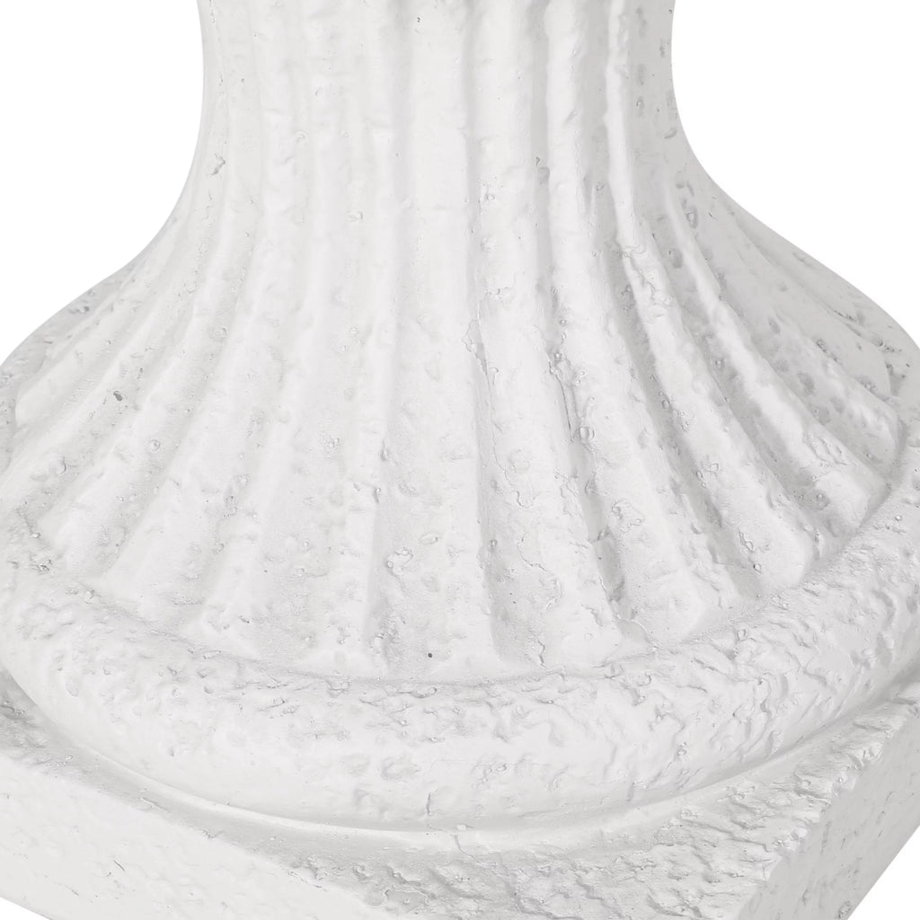 Lightweight Concrete Urn Planter Antique White I7848