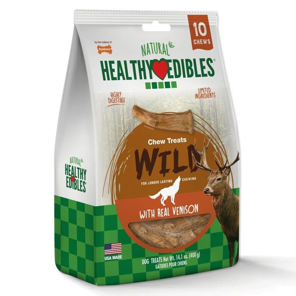 Natural Dog Chew Treats Venison 10 Chews A3730