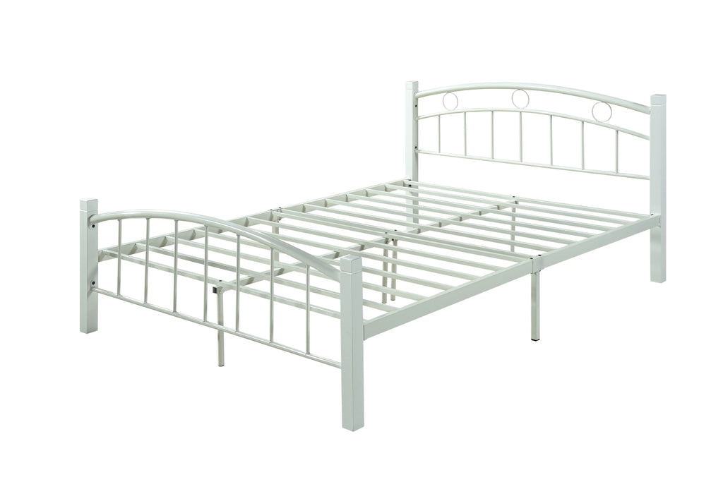 Metal Platform Bed with Headboard and Footboard Full Size E4525