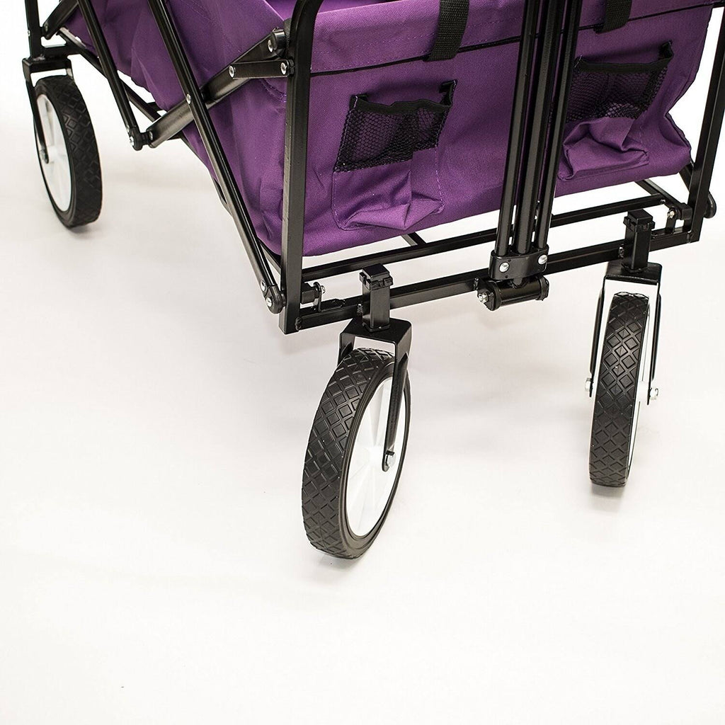 Purple Folding Utility Wagon 150 Pound Capacity D454