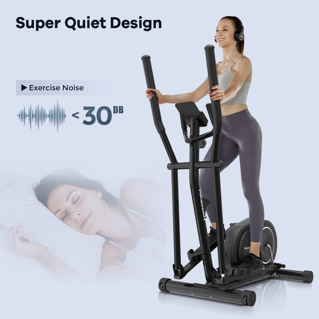 Silent Magnetic Elliptical Bike Stationary Exercise Machine O128