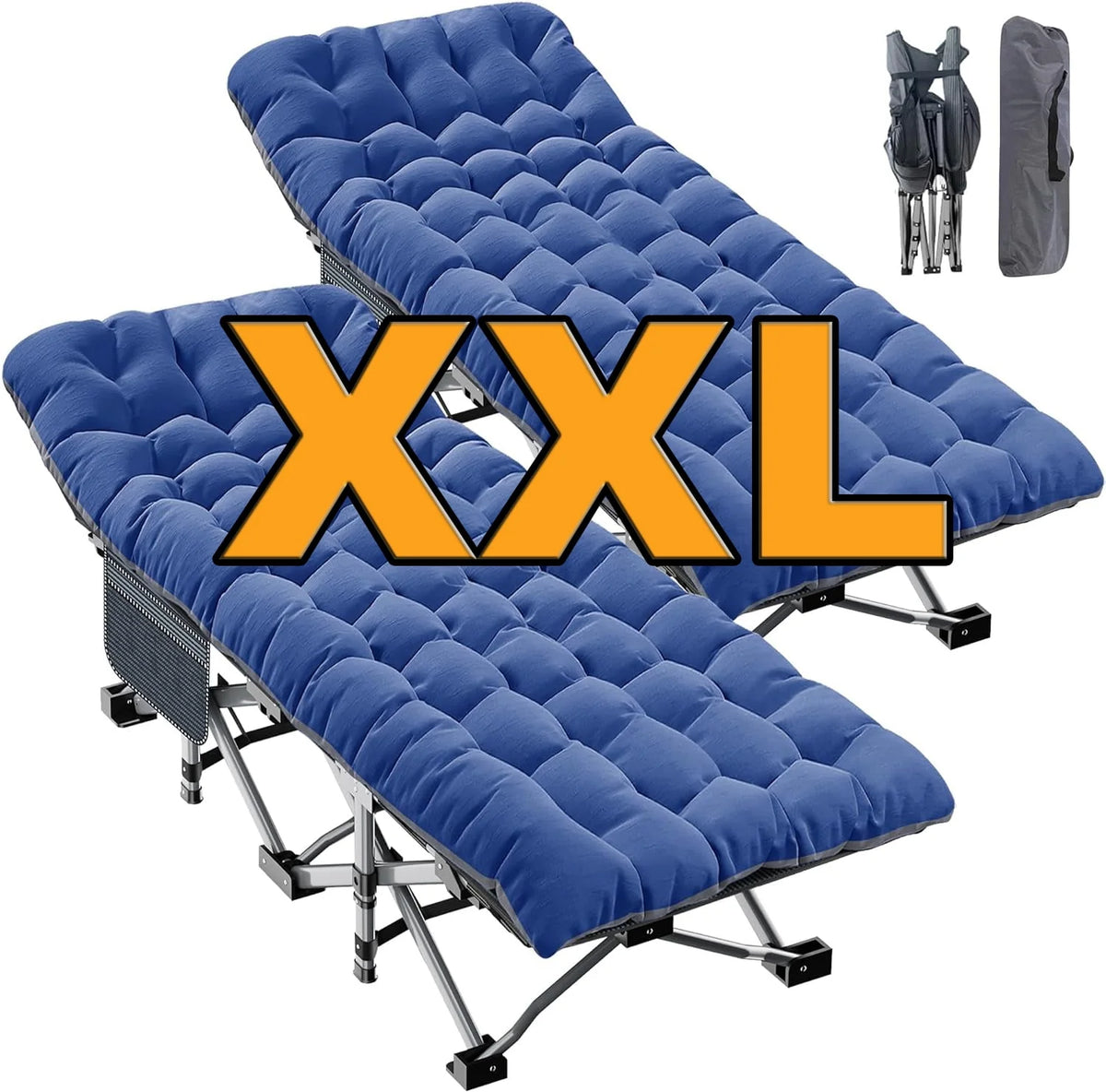 Folding Cot with 3.3 Inch Mattress and Carry Bag R368128