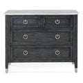 Black Wood Hall Chest Q796