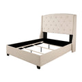 Upholstered King Bed with Nailhead Trim R14960