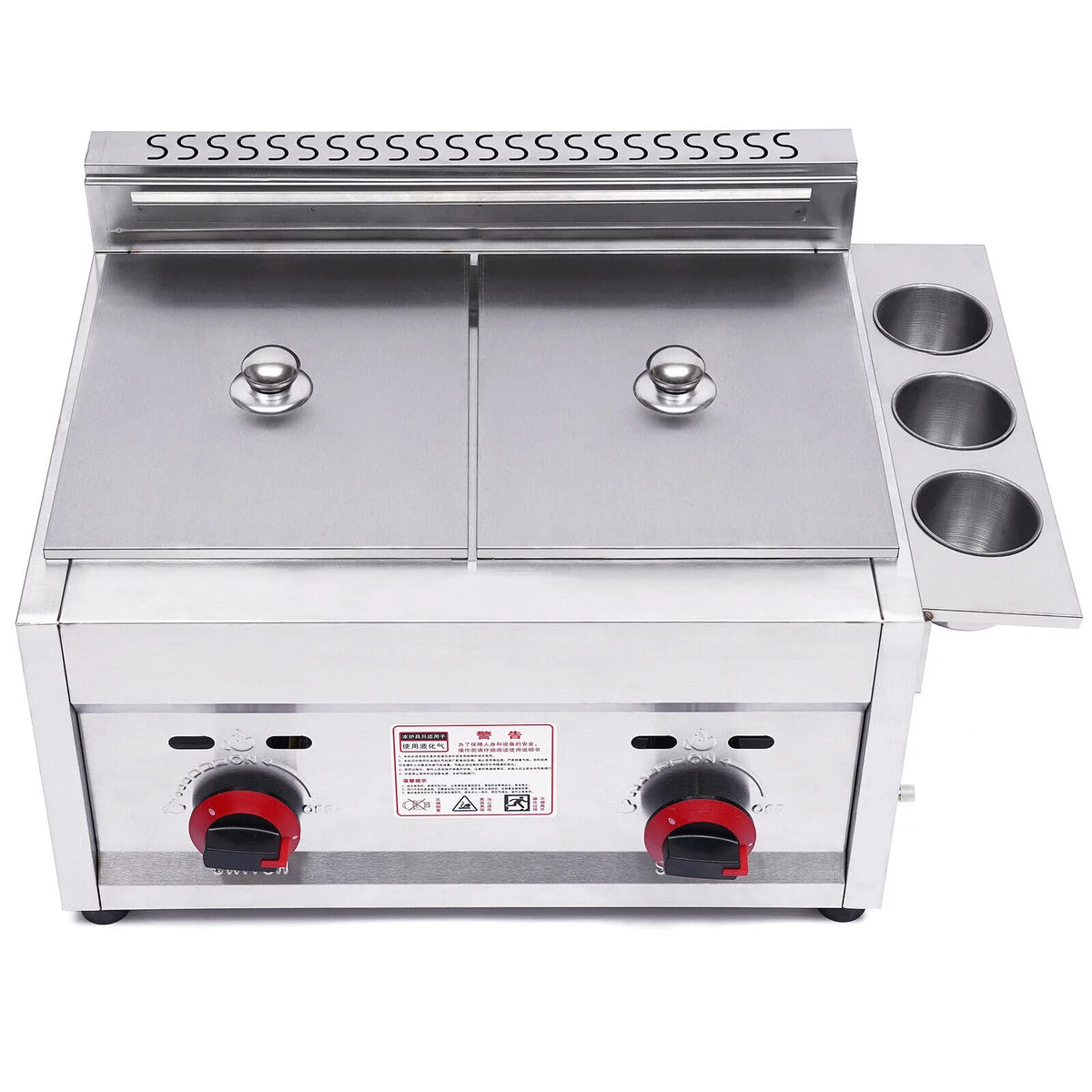 12L Stainless Steel Dual Tank Gas Deep Fryer L330