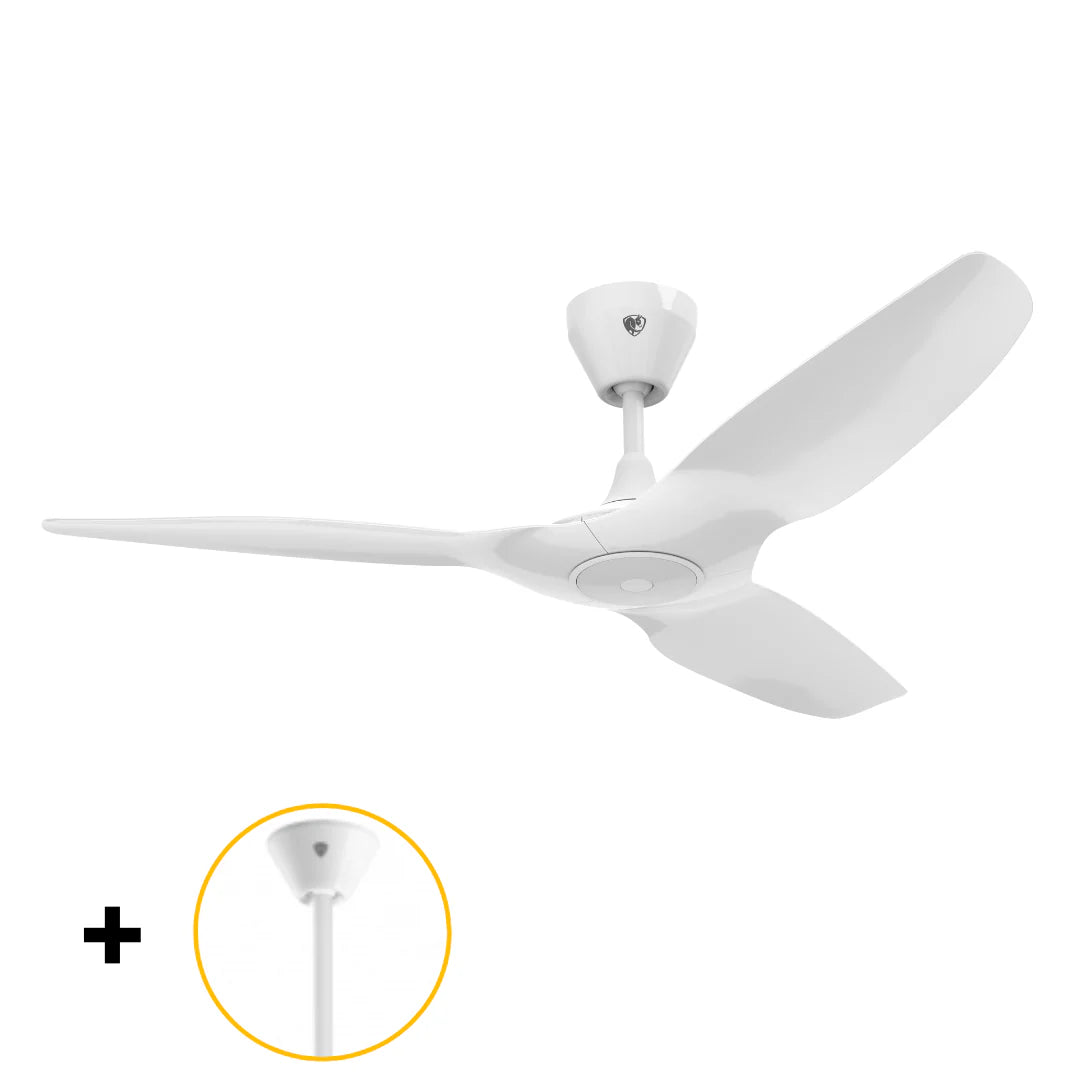 White 52 Ceiling Fan with Downrod G1795