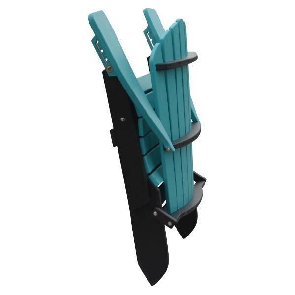 Folding Reclining Adirondack Chair with Ottoman N210