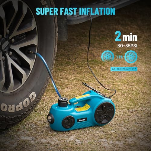 5 Ton 12V Hydraulic Electric Car Jack Kit with Impact Wrench and Tire Inflator Pump N287276