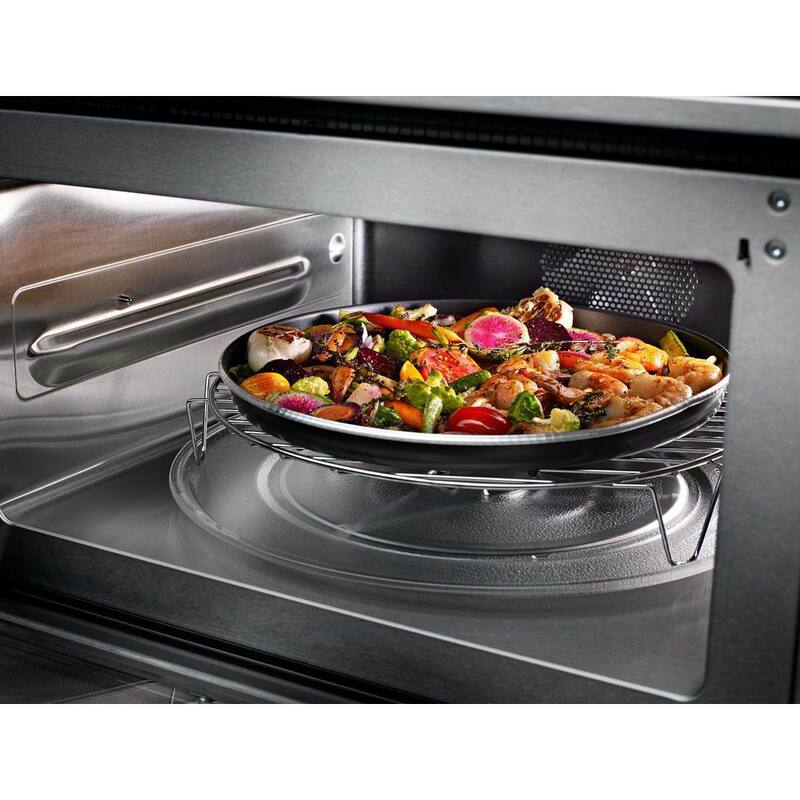 30 in. Electric Convection Wall Oven with Microwave in White Q431903