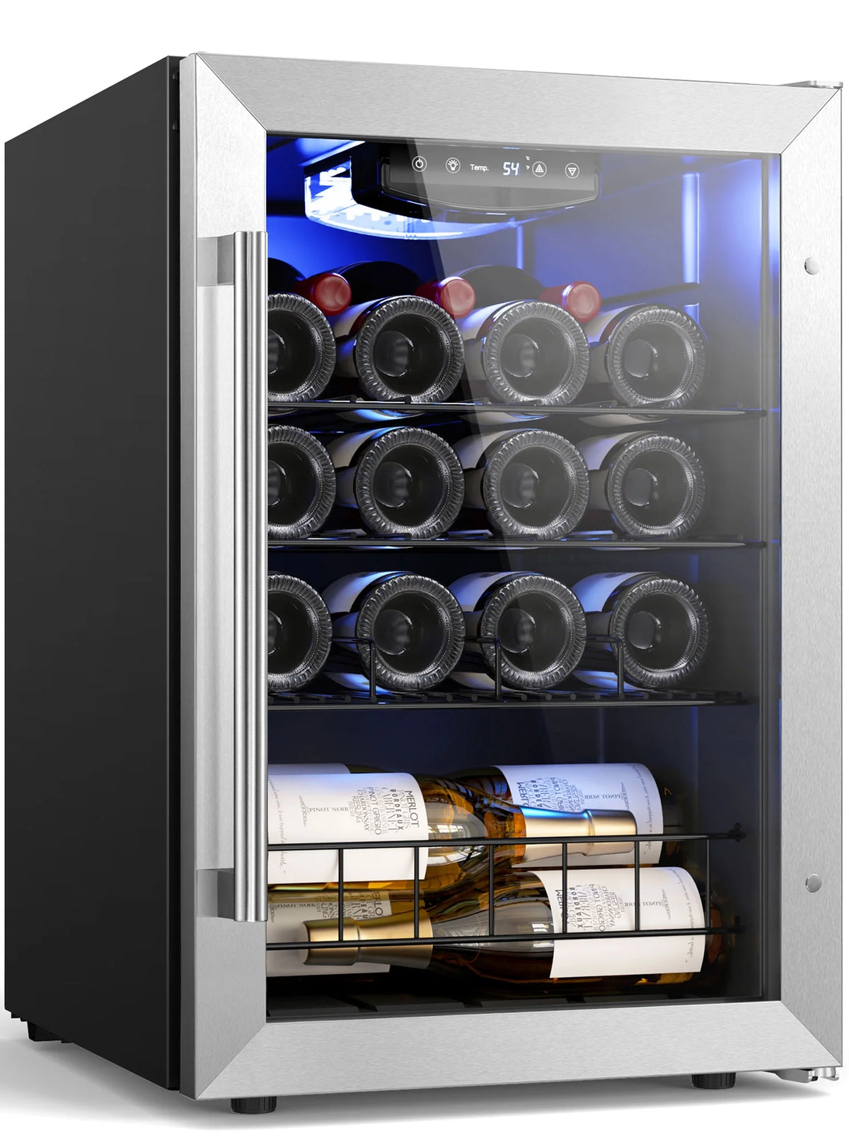 20 Bottle Freestanding Compact Wine Cooler Refrigerator S84756