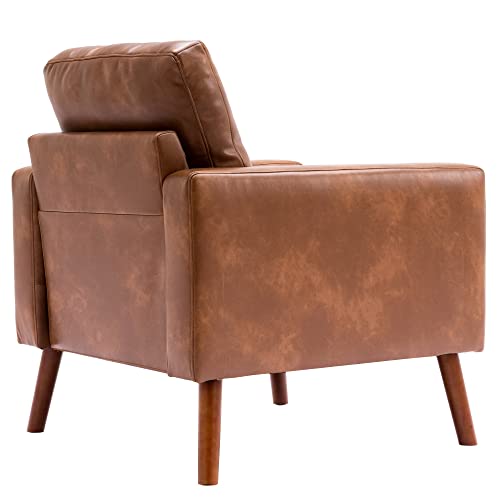 PU Accent Arm Chair with Tufted Back X5344