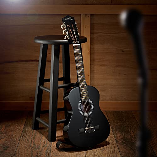 38-inch Beginner Acoustic Guitar Package Black N843