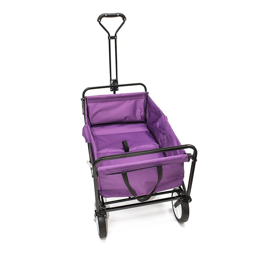 Purple Folding Utility Wagon 150 Pound Capacity D454