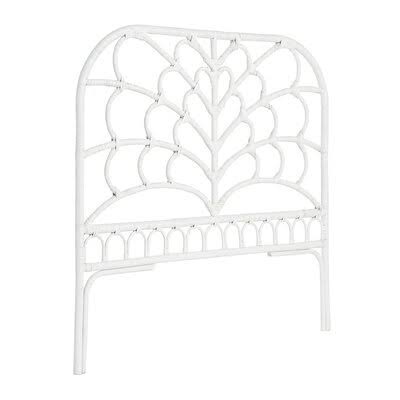 King White Open-Frame Headboard A8572