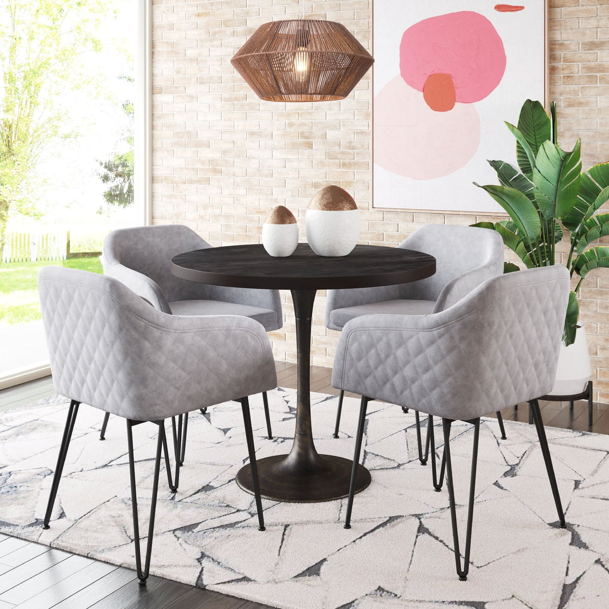Dark Brown Dining Table K5246