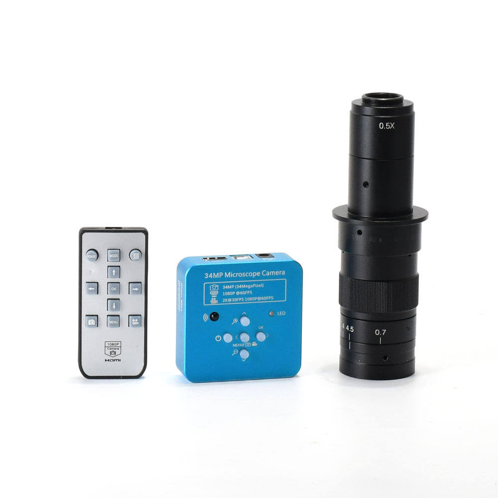 34MP 2K USB Industrial Microscope Camera with 180X C-Mount Lens G512952