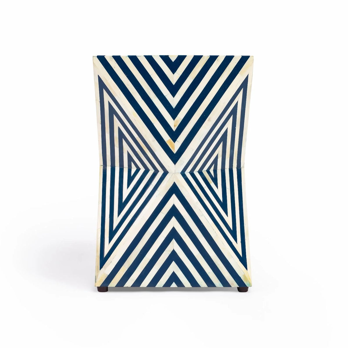 Blue and White Bone Inlay End Table T53156