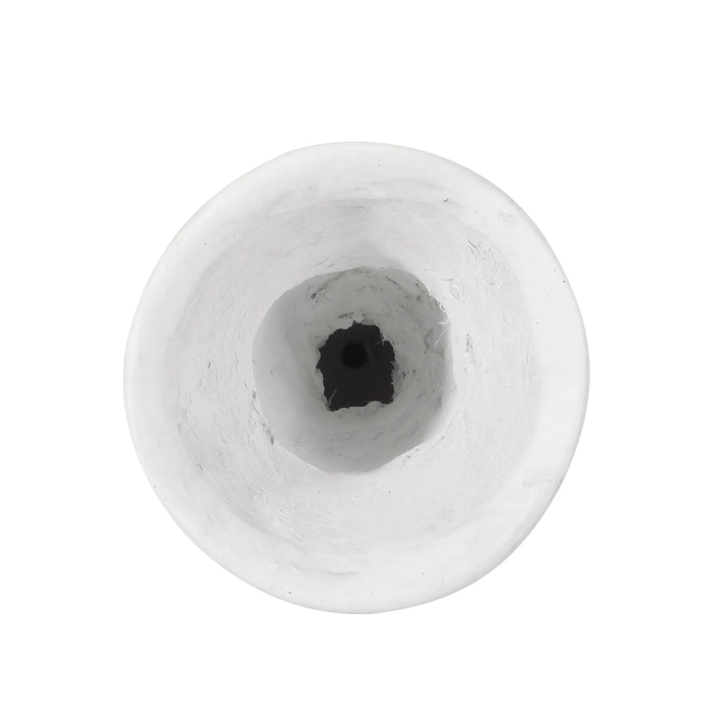 Lightweight Concrete Urn Planter Antique White I7848