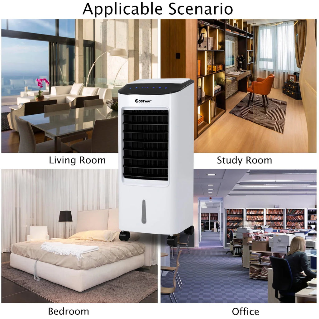 Portable Evaporative Air Cooler Fan & Humidifier with Remote Control K1221