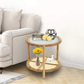 Round 2-Tier Sofa Side End Table A785