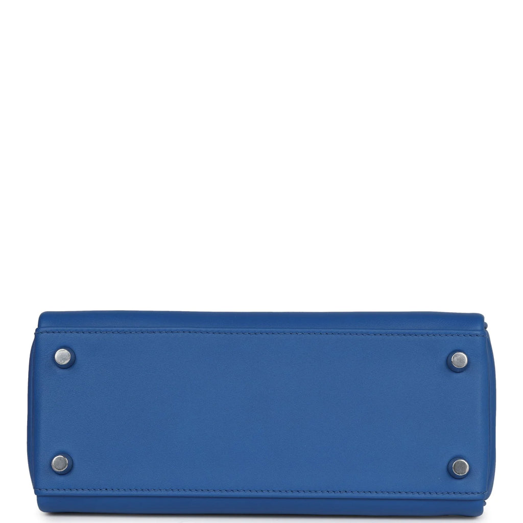 Kelly Retourne 25 Bleu France Swift Palladium Hardware X31457